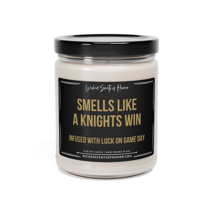 Smells Like A Knights Win Candle, Unique Gift Idea, Vegas Knights Candle, NHL Gift Candle, Game Day Decor, Sport Themed Candle