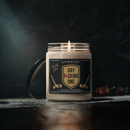 Smells Like Day Fucking One Candle, Unique Gift Idea, Vegas Knights Candle, NHL Gift Candle, Game Day Decor, William Karlsson Speech MVP