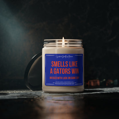 Smells Like Florida Gators Win Candle, Unique Gift Idea, Florida Gators Candle, UF Gift Candle, Game Day Decor, College Sport Theme