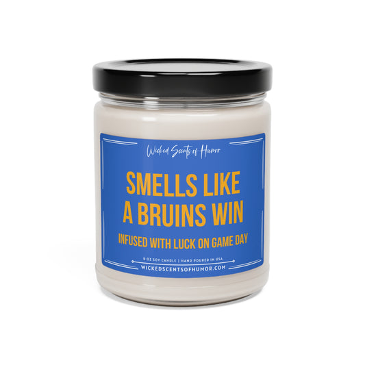 Smells Like UCLA Bruins Win Candle, Unique Gift Idea, UCLA Bruins Candle, UCLA Gift Candle, Game Day Decor, College Sport Theme