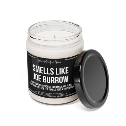 Smells Like Joe Burrow Candle, Football NFL Candle, Bengals Inspired, Man Cave Candle, Unique Gift Idea, Athlete Inspired Scent