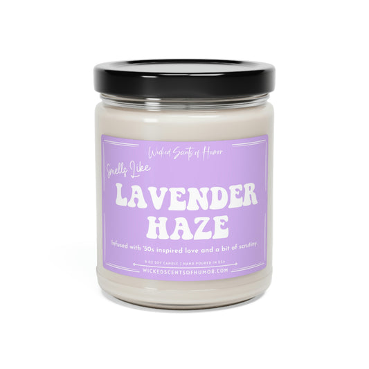 Lavender Haze Inspired Taylor Candle, Swiftie Gift, Midnights Merch, Swift New Album Merch, TS Midnights, 9oz All Natural Soy Candle