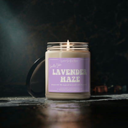 Lavender Haze Inspired Taylor Candle, Swiftie Gift, Midnights Merch, Swift New Album Merch, TS Midnights, 9oz All Natural Soy Candle