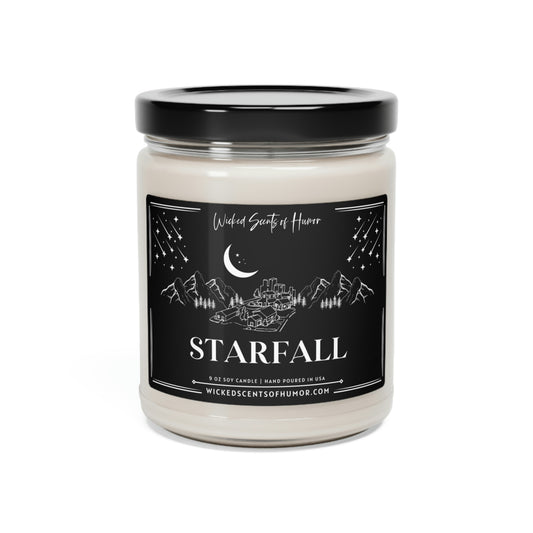 Starfall Acotar Velaris Landscape Book Inspired Book Lover All Natural Soy 9oz Soy Candle Candle A Court of Thorns and Roses