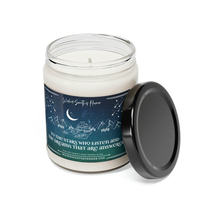 Starfall Acotar Velaris Landscape Book Inspired Book Lover All Natural Soy 9oz Soy Candle Candle A Court of Thorns and Roses