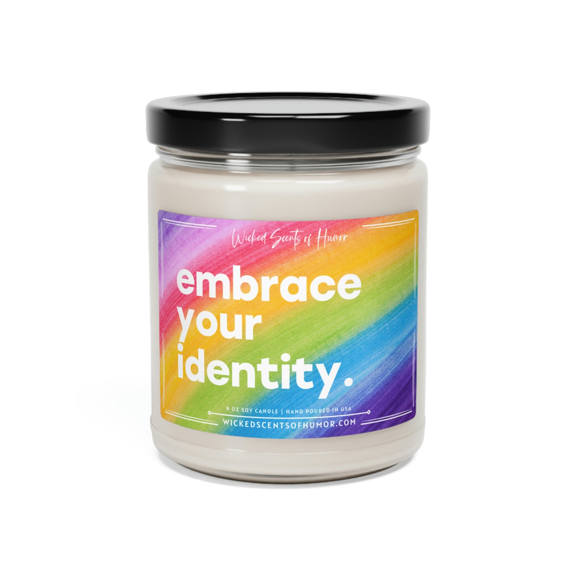 You Sparkle Soy Wax Candle All Natural Soy Wax Pride Month 