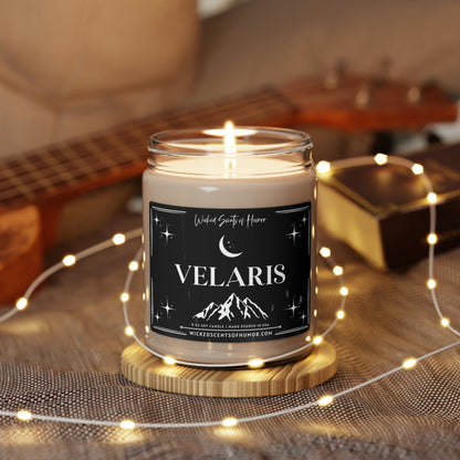 VELARIS Soy Candle, acotar, acomaf, Book Lover Candle, Book